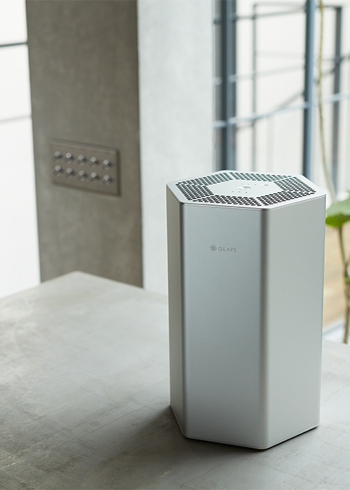 未使用　試運転のみ　GLA-A1-S(シルバー) GLAPS 空気清浄機　11畳 未使用 試運転のみ GLA-A1-S(シルバー) GLAPS 空気清浄機 11畳